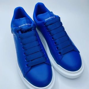 Alexander McQueen Women’s Oversized Leather Sneakers Size 7 New  withouth Box